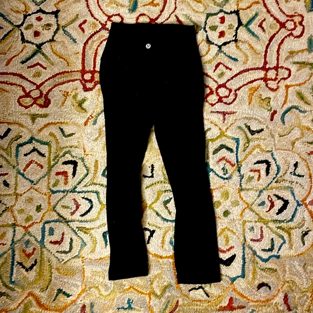 Lulu Lemon black align leggings. Size 2 regular length